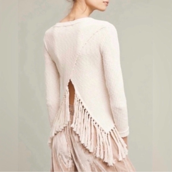 Anthropologie| Ribbed Fringe Sweater - Picture 4 of 5